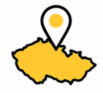 Vyrobeno v ČR - ikona české vlajky